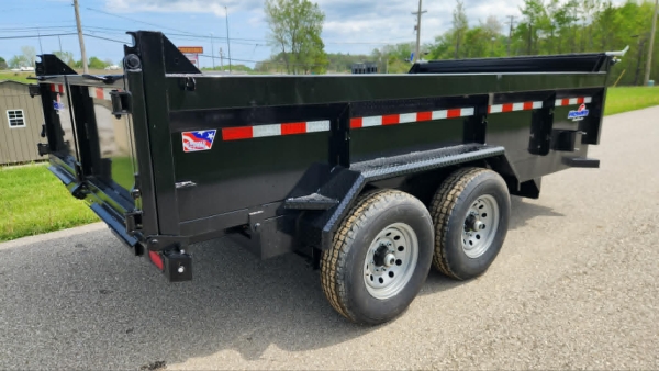 A closer look at a Hawke dump trailer